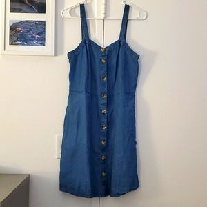 Loft Chambray button up dress